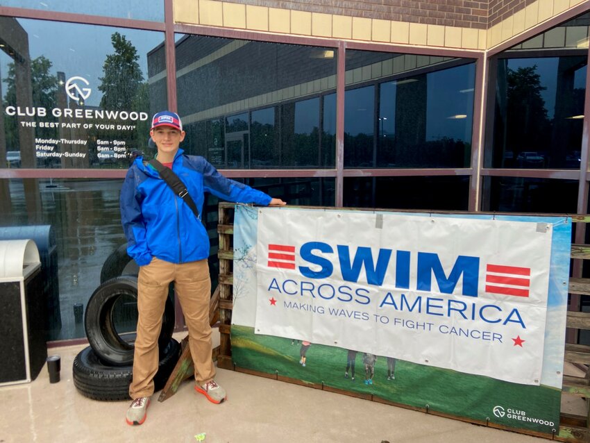Garrett Rymer is a junior at Cherry Creek High School. After being diagnosed with a rare spinal cord cancer in 2021, he battles now not only for himself, but for others. He's an ambassador for Swim Across America, a nonprofit that helps raise money for cancer through aquatic sports.